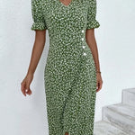 Elise | Fresh Bloom V-Neck Dress