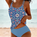 Maddie - Timeless Pattern Tankini Set