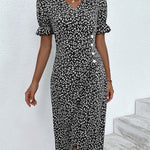Elise | Fresh Bloom V-Neck Dress