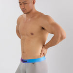 3 Pack Men’s U Pouch Trunks with Ombré Waistband