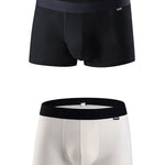 Men's Breathable Threaded Fabric U Convex Trunks