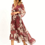 YASMINE™ - Elegant Kimono Midi Dress