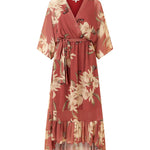 YASMINE™ - Elegant Kimono Midi Dress