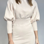 CAROLYN™ - Classy Balloon Sleeve Dress