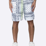 Men's Breathable Print Elastic Waist Beach Shorts