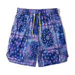 Men's Breathable Print Elastic Waist Beach Shorts