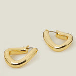 Elegant Gold Tear Drop Earrings