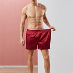 Men's Satin Loose Boxers Shorts