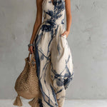 Kasmira | Printed Halter Wide-Leg Set