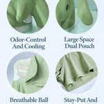 Men's Cooling Separate Pouch Boxer Briefs Dual Pouch Underwear
