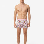 3 Pack Men's Anti-Chafing Stay-Put Fit Bold Prints Skin-Friendly Premium Cotton Boxers Briefs