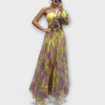 Madeleine | Elegant Evening Dress with One Shoulder and Slimming Waist