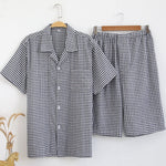 Men's 100% Cotton Woven Short Sleepwear Pajama Set