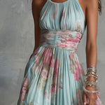 Ivory | Soft Floral Chiffon Maxi