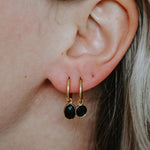 Dana Sleek Oval  Stone Earrings