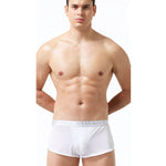 2 Pack Men's Low-Rise Mesh Breathable Home Comfort Antibacterial Trunks