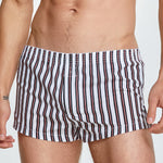 Men's Color Stripes Boxers With Fly
