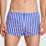 Men's Color Stripes Boxers With Fly