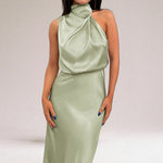 ELARA™ - Elegant Satin Evening Dress
