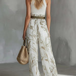 Gracelyn | Printed Wide-Leg Summer Set