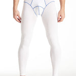 Men's Autumn Johns Underwear 2 in 1 Design Warm Polyester Tights