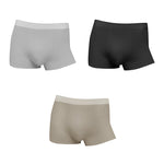 3 Pack Ultra-Comfortable Men's Breathable Trunks with Antibacterial Gusset