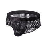 3 Pack Men's Quick-Dry Mesh Low-Rise Briefs