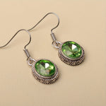 Opulent Oval Pearl Sterling Earrings