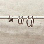 Set of 3 Pairs Everyday Hoops Gold or Silver