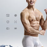2 Pack Silk Striped Men's Super Thin Underwear
