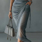 Royal | Sleek Ruched Two-Piece Set