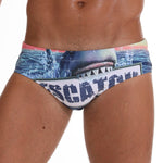 Mens Paded Racing Swimming Briefs