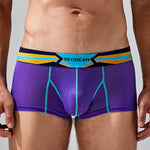 Men's Sport Splicing Lines Trunks