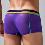 Men's Sport Splicing Lines Trunks