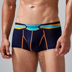 Men's Sport Splicing Lines Trunks