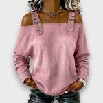 Grace | Off-Shoulder Denim Top