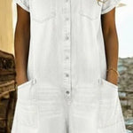 Clara | Short Sleeve Playsuit Dress