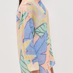 Jaelynn | Tropical Leaf Printed Short Set