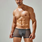 Men's Sexy Low-rise Mesh Trunks