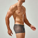 Men's Sexy Low-rise Mesh Trunks