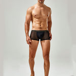 Men's Sexy Low-rise Mesh Trunks