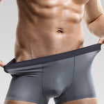 3 Pack Ice Silk Seamless Ultra-thin Men's Trunks