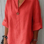 NAYLA™ - Casual V-Neck Blouse