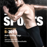 3 Pack Men's Anti-Chafing Seamless Running Briefs