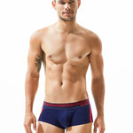 Men's Slim-Fit Cotton Trunks - Low Rise & Lifting Support