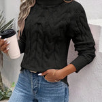 MAIKA™ - Cable Knit Turtleneck Sweater