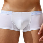 2 Pack Men's Sexy Comfortable Breathable Solid Color Trunks