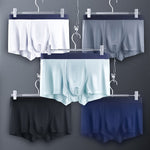 3 Pack Ice Silk Seamless Ultra-thin Men's Trunks