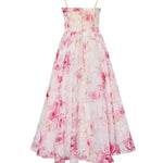 Karlee | Elegant Printed Strapless Dress