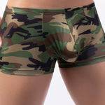 4-pack Men's Low-rise U-pouch Camouflage Boxer Briefs